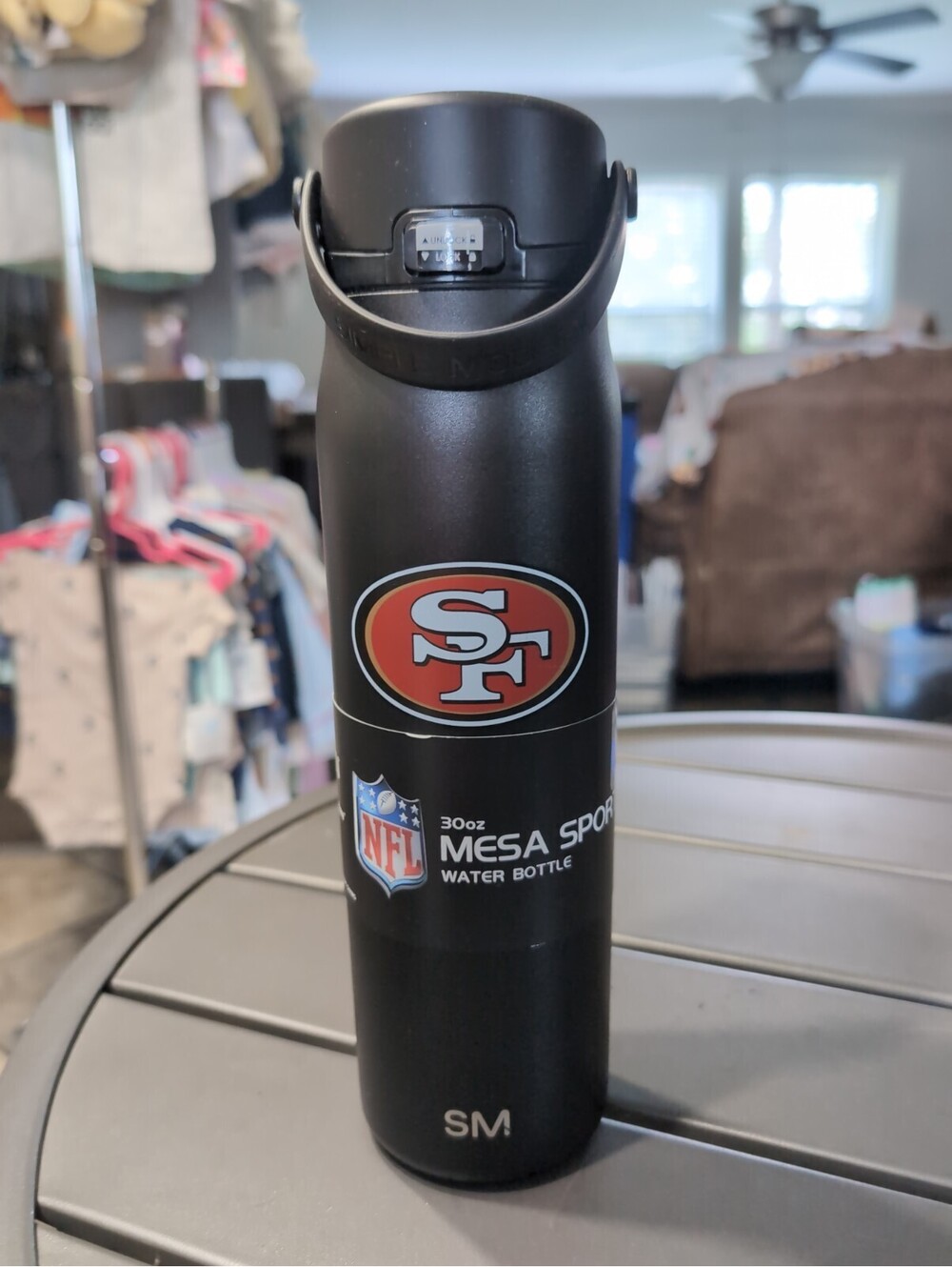 San Francisco 49ers 30oz Stainless Steel Water Bottle - NFL Simple Modern